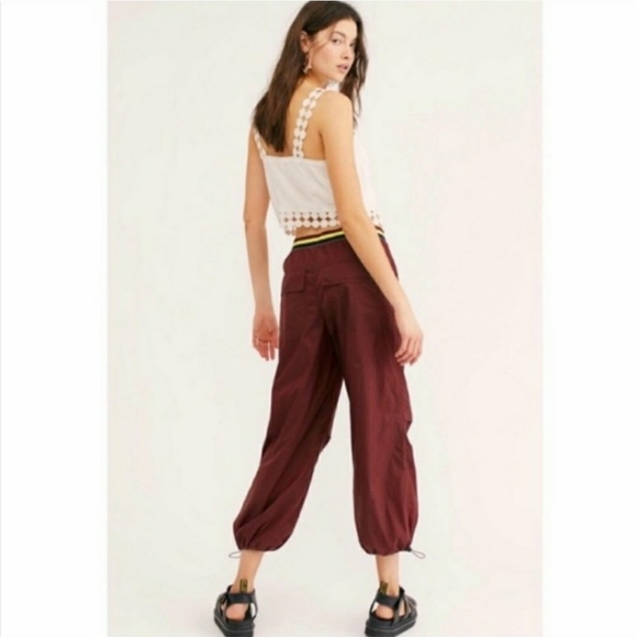 NWT Free People Mahogoney Ripple Sport Pants - Picture 5 of 15